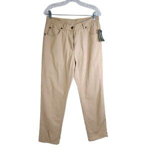 NWT Woolrich Mercer Ridge Flannel Lined Twill Pants Khaki Tan